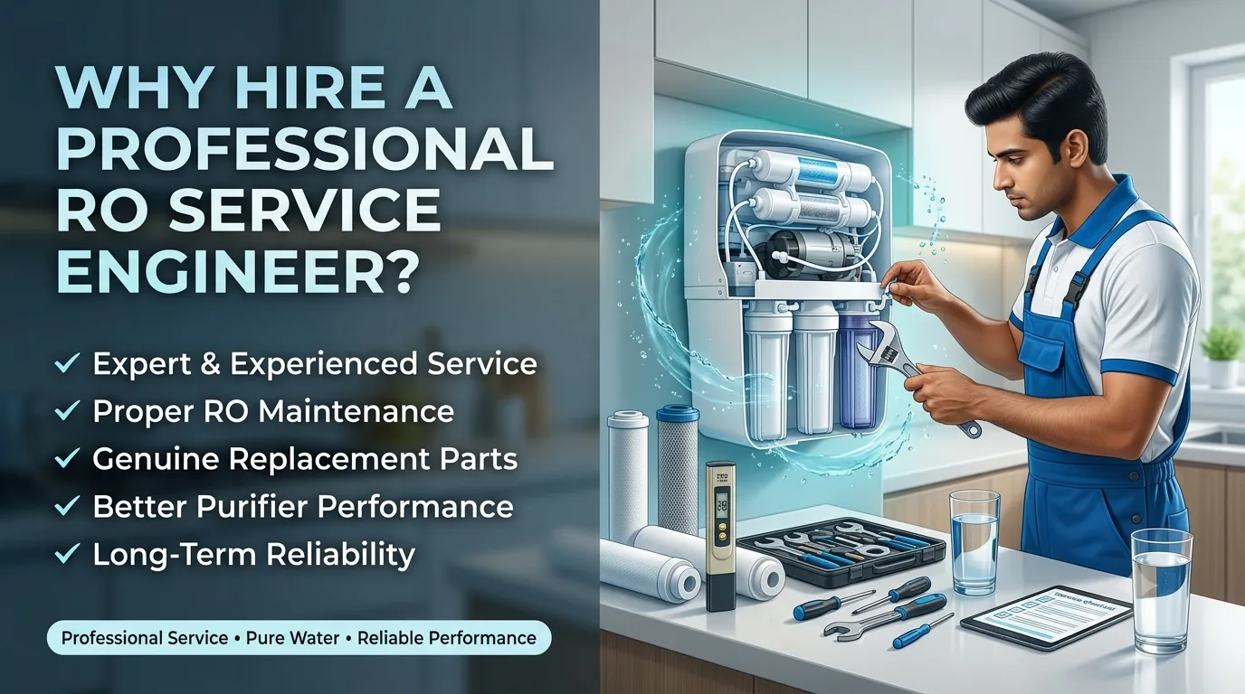 Why Should You Hire Professional Service Engineer For Water Purifier Services?