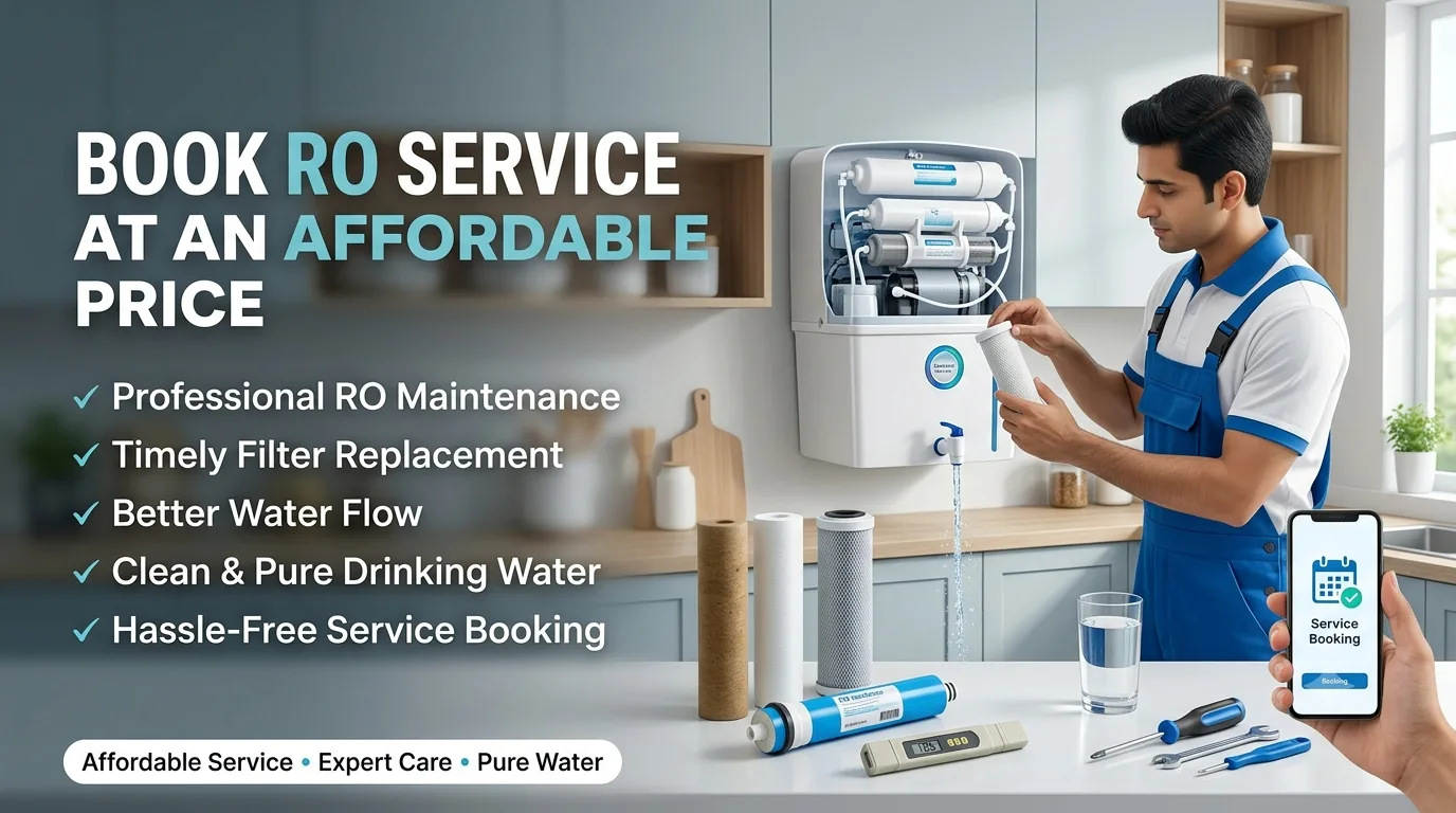 Book Water Purifier Services At The Best & Affordable Price
