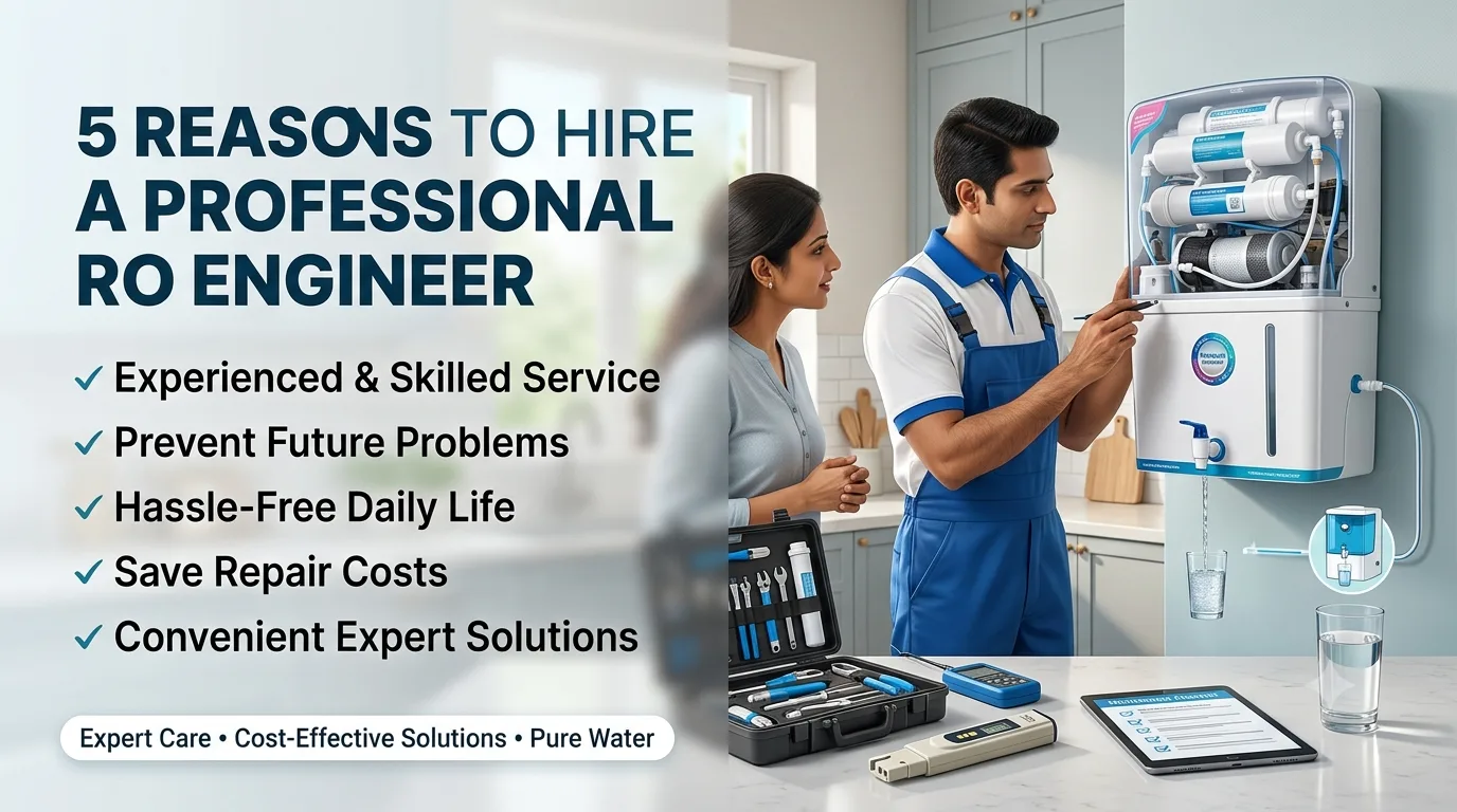 5 Reasons You Should Hire Water Purifier Service Engineer At Mr Service Expert