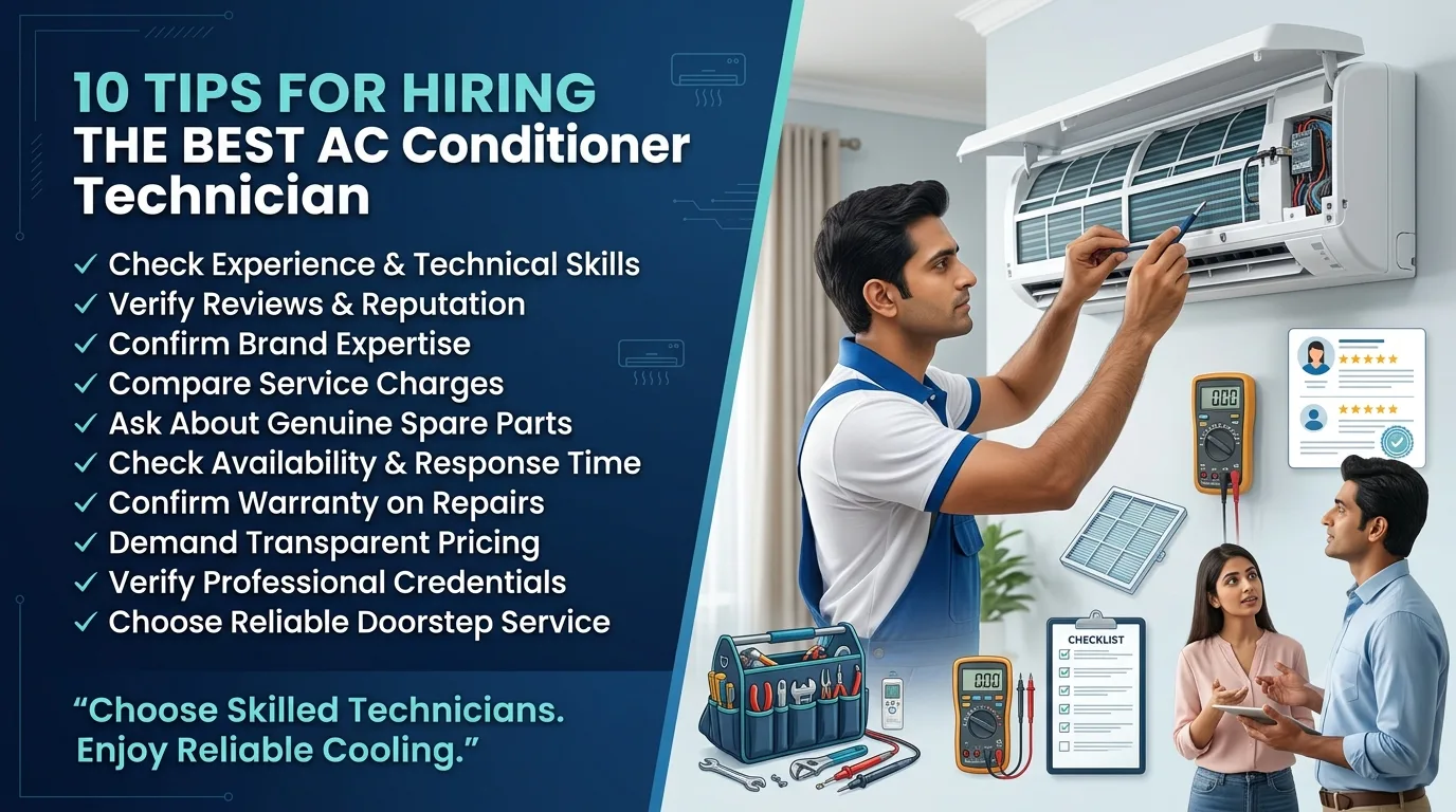 10 Tips For Hiring Best Air Conditioner Technician