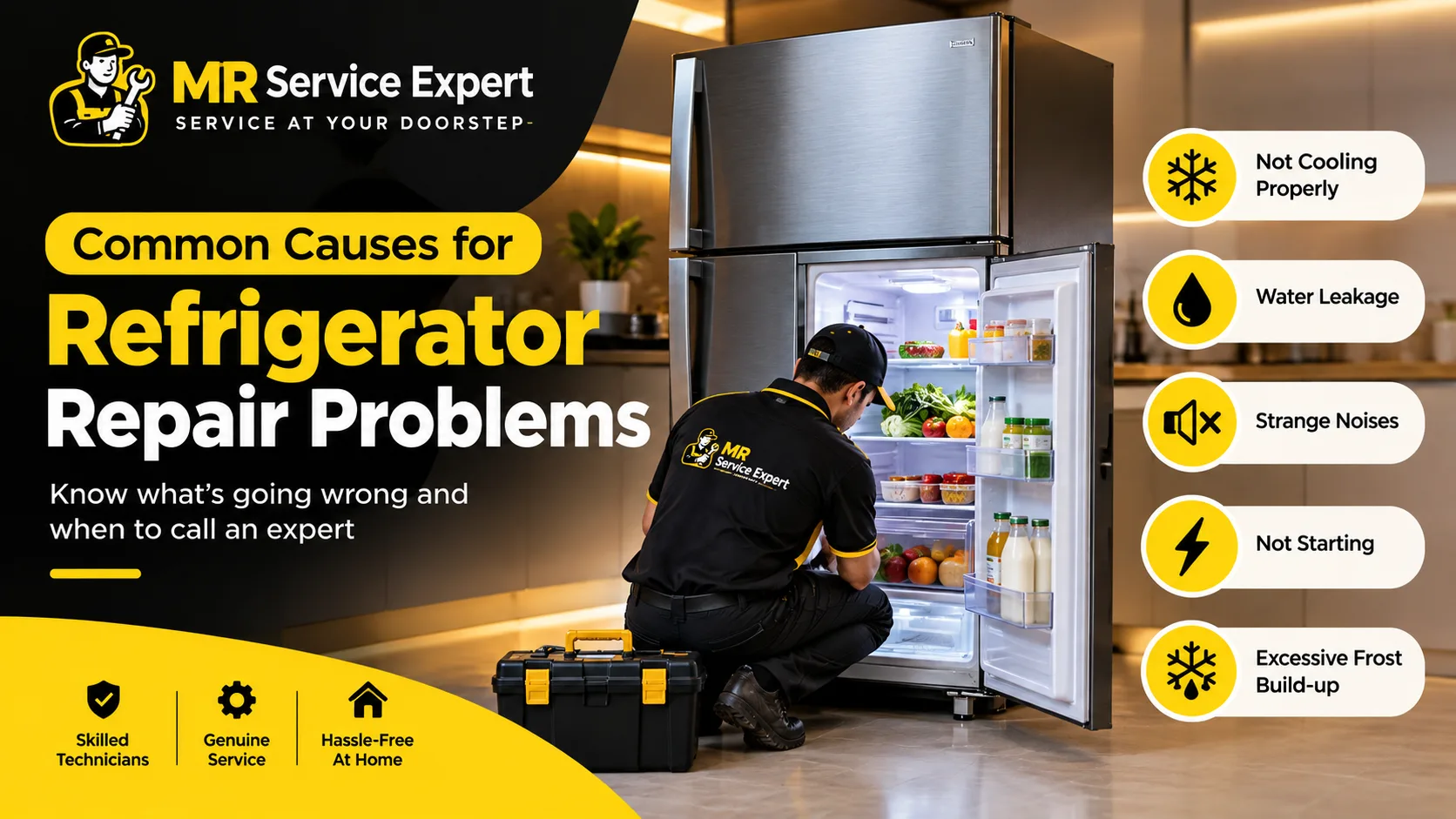Common Causes for Refrigerator Repair Problems